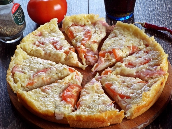 Пицца в мультиварке быстрая -пошаговый рецепт с фото
