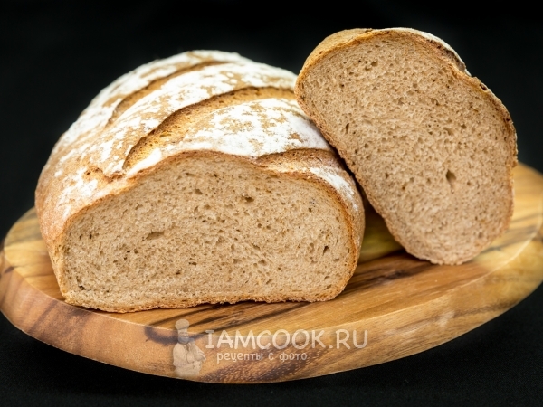Серый хлеб в духовке рецепт фото пошагово и видео