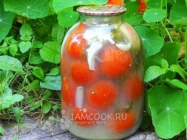Квашеные помидоры в банках, как бочковые, рецепт с фото