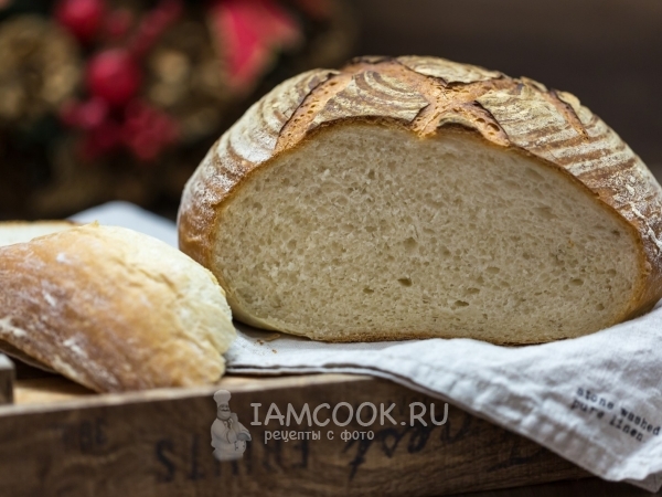 Круглый хлеб, рецепт с фото
