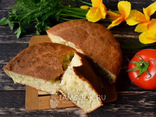 Пирог-хлеб на скисшем молоке, рецепт с фото