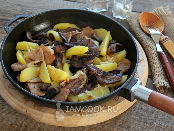 Скоблянка — рецепт с фото пошагово. Как приготовить мясную скоблянку с грибами?