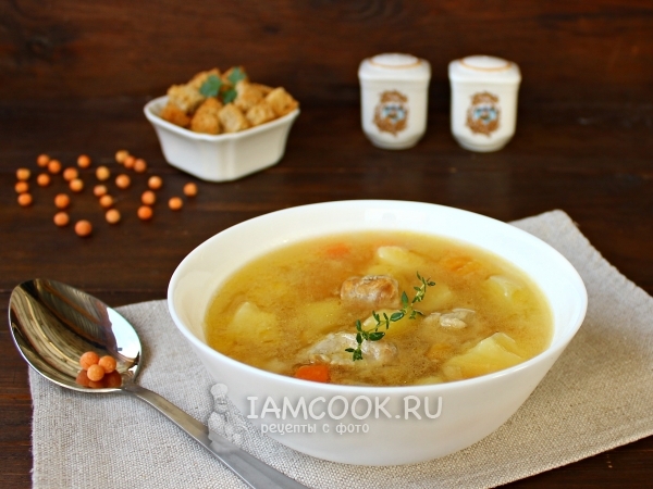 Гороховый суп со свининой в мультиварке, рецепт с фото