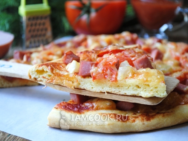 Тесто для пиццы без дрожжей – кулинарный рецепт