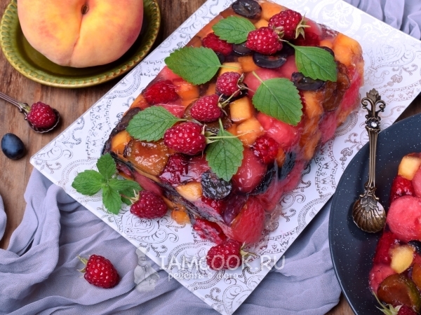 Фруктово-ягодный террин, рецепт с фото