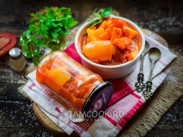 Лечо из перца и моркови на зиму, рецепт с фото