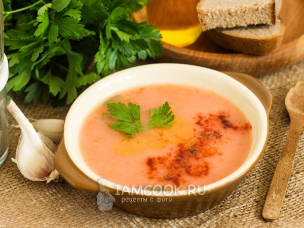 Монастырский суп-пюре, рецепт с фото