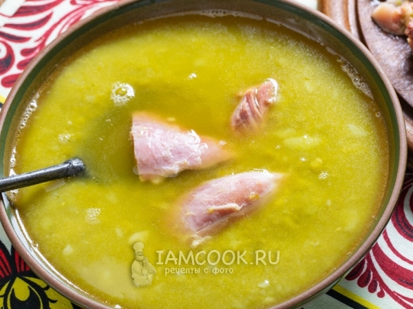Гороховый суп с копченой рулькой дикого кабана | Дикоед - рецепты из дичи | Дзен