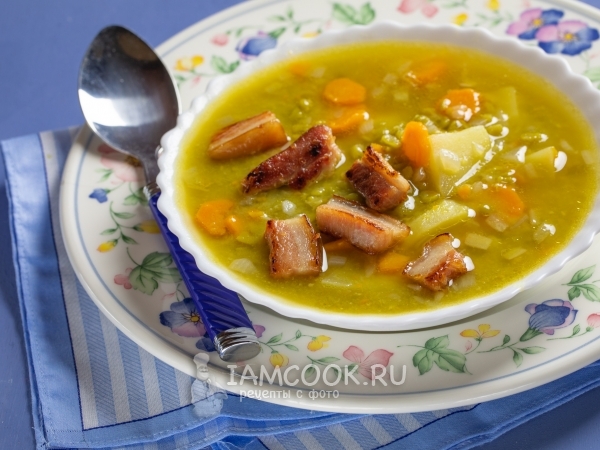 Гороховый суп в скороварке, рецепт с фото