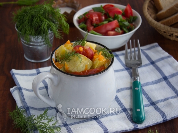 Тушеные кабачки с помидорами в мультиварке, рецепт с фото