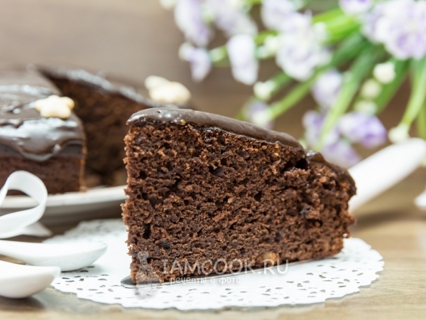 Шоколадный пирог с пряничной смесью, рецепт с фото