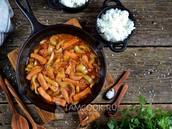 Мясо по-тайски с болгарским перцем – пошаговый рецепт с фото на gkhyarovoe.ru