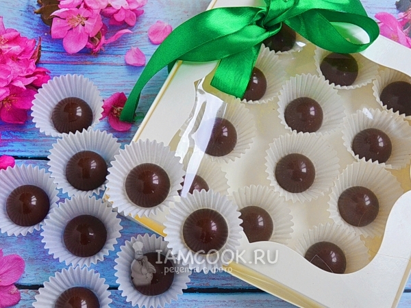 Конфеты «Грецкий орех в шоколаде», рецепт с фото