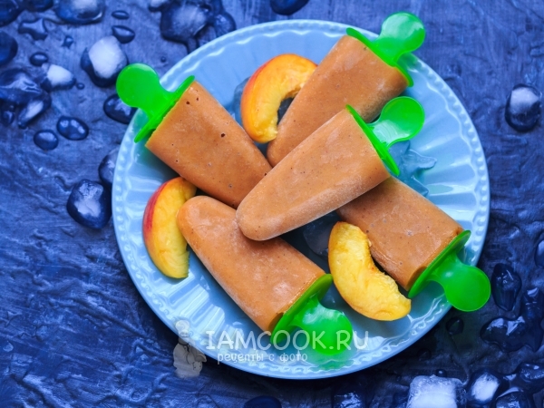 Персиково-банановое мороженое, рецепт с фото