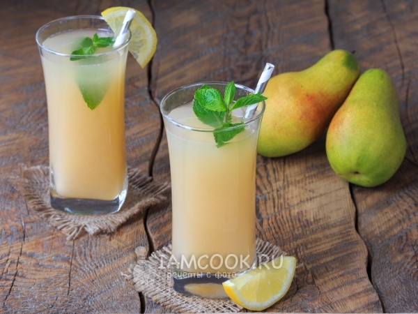 Грушевый лимонад, рецепт с фото