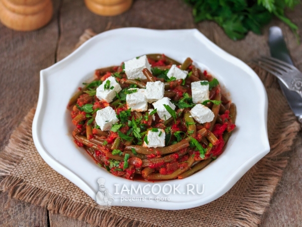 Стручковая фасоль в томатном соусе — рецепт с фото пошагово