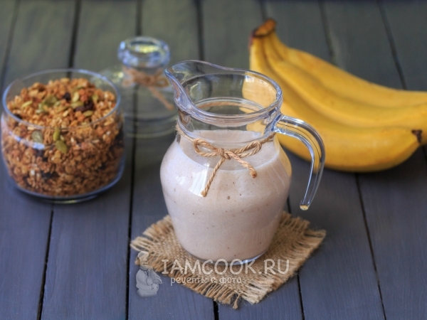 Банановое молоко, рецепт с фото