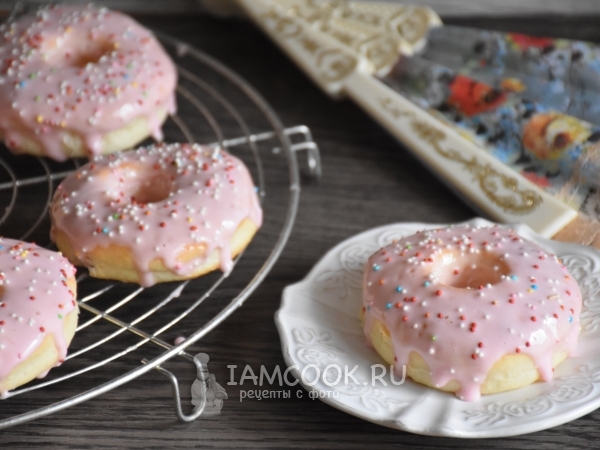Пончики Donuts в духовке, рецепт с фото