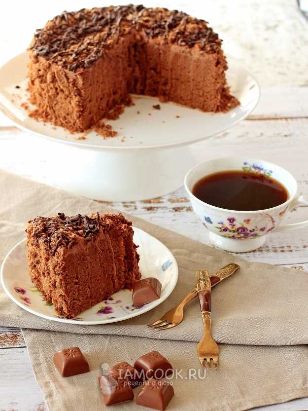 Шоколадный торт «Спираль»