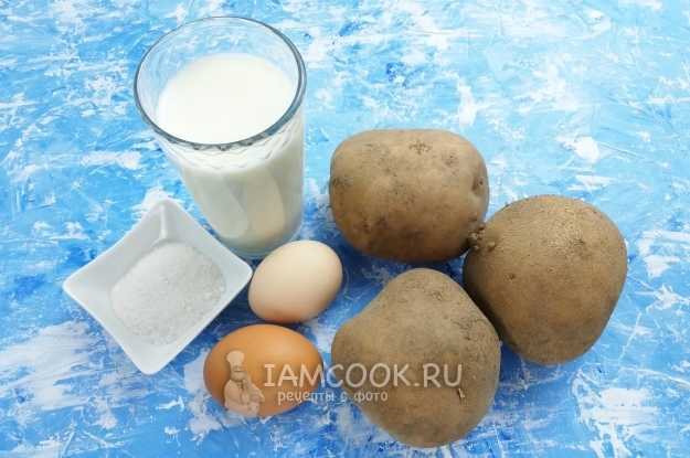 Картофельное пюре с молоком и вареным яйцом