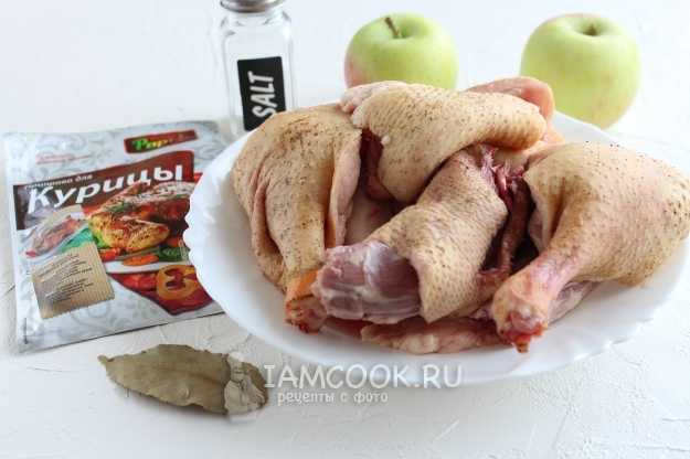 Утка тушеная в яблоках с жареной антоновкой, пошаговый рецепт с фото от автора ivanych на ккал
