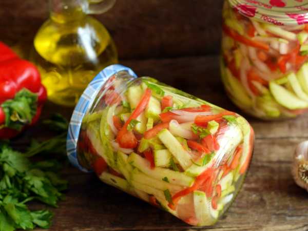 Овощной салат на зиму «Лето в банке», пошаговый рецепт на ккал, фото, ингредиенты - alla_33