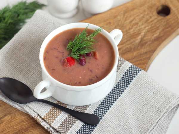 Вариант 1: Классический рецепт супа из красной фасоли с мясом