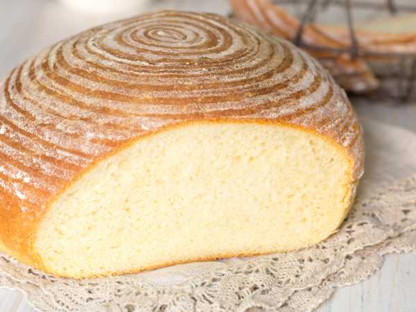 Быстрый белый хлеб в духовке