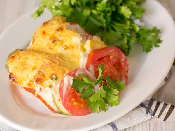 Кабачки в духовке с сыром и помидорами: рецепт приготовления