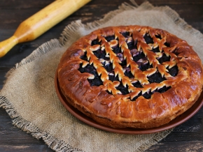 Финский черничный пирог, пошаговый рецепт на ккал, фото, ингредиенты - Ева