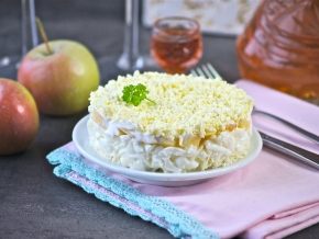 Овощной салат с киви и яблоком – кулинарный рецепт