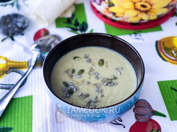 Суп-пюре из брокколи без картошки, рецепт с фото