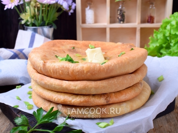 Хачапури с творогом и сыром в духовке, рецепт с фото