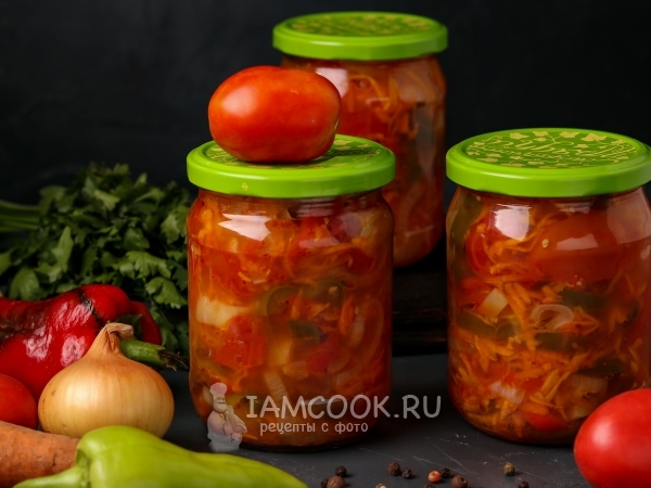 Салат из моркови и болгарского перца – кулинарный рецепт