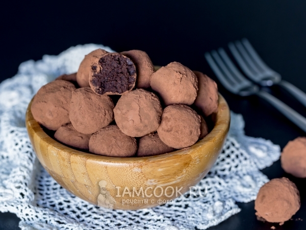 Шоколадные конфеты с ликером, рецепт с фото