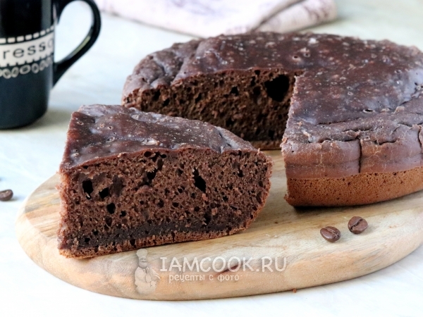 Пирог с какао в мультиварке, рецепт с фото