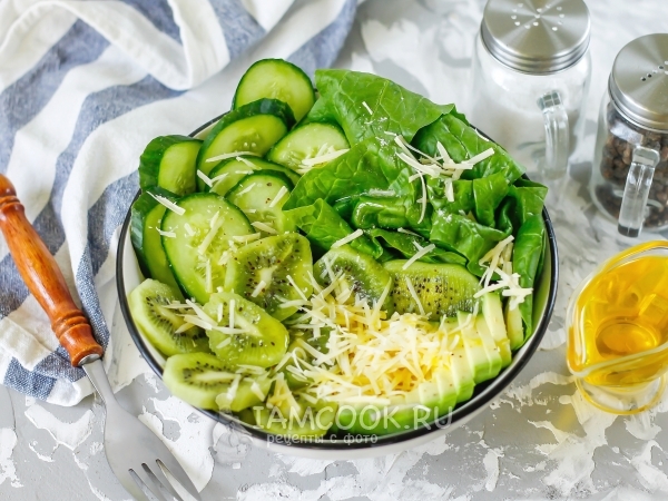 Будда-боул (зеленый салат), рецепт с фото