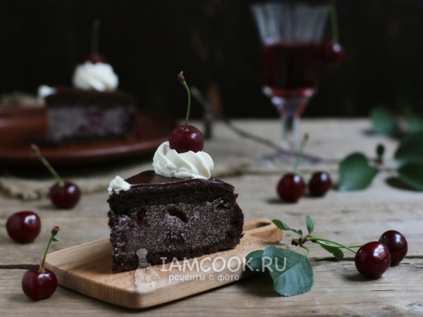 Шоколадный торт с вишней, пошаговый рецепт с фото от автора OZornik