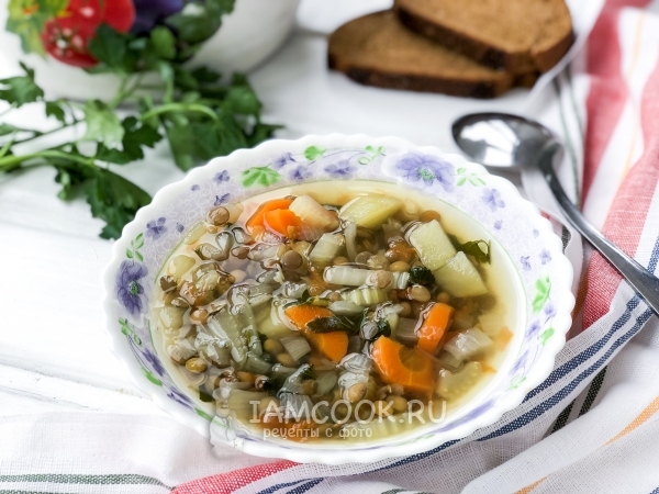 Суп с красной чечевицей и овощами - рецепт с фотографиями - Patee. Рецепты