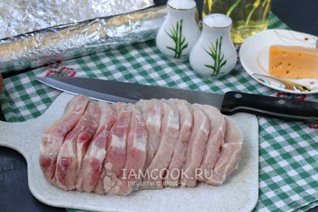 Гармошка из свинины в духовке