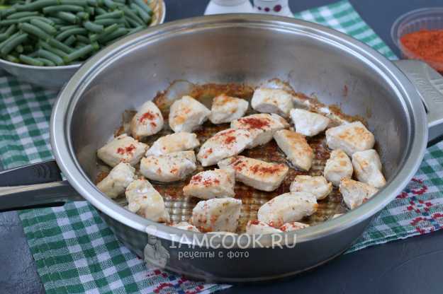 Стрелки чеснока с курицей