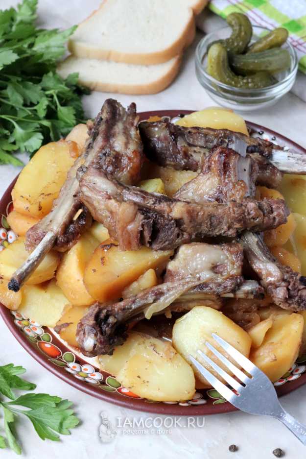 Свиные ребра с картофелем в рукаве - пошаговый рецепт с фото на ЯБпоела