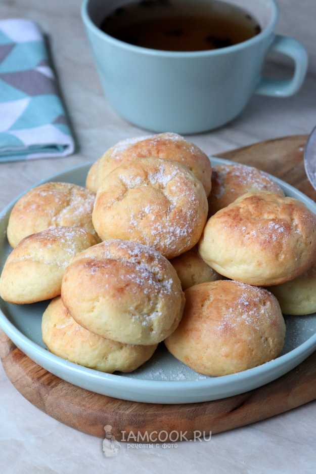 Пончики из творога в духовке: 10 фото в рецепте