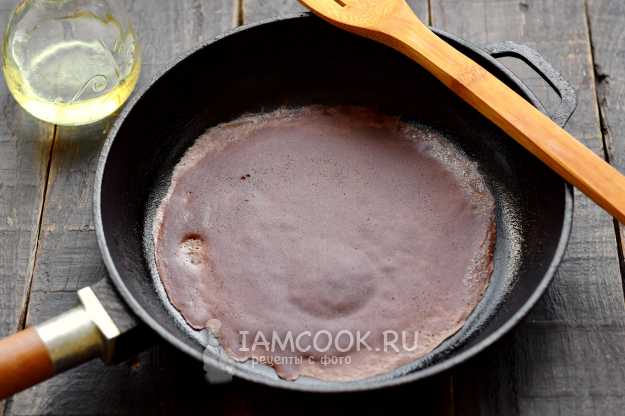 Шоколадные блины на воде — рецепт с фото | Рецепт | Идеи для блюд, Рецепты еды, Шоколадные блины