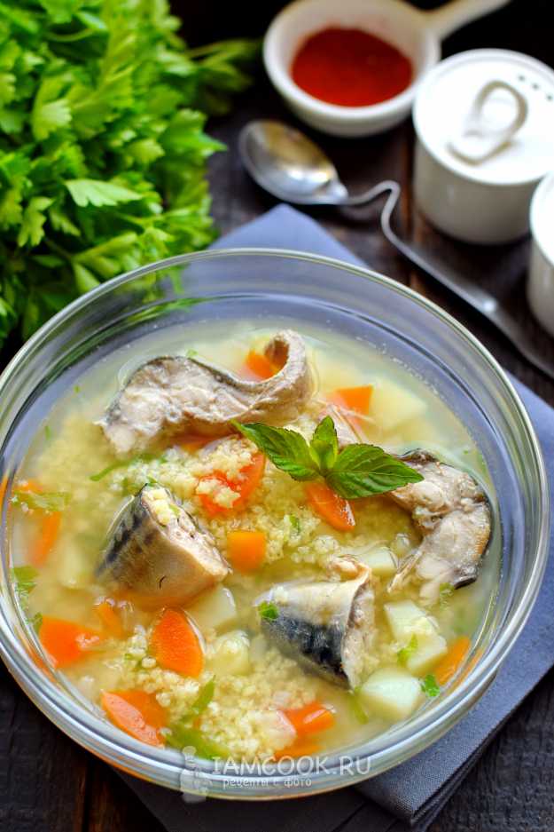 Рыбный суп со скумбрией, рецепты с фото