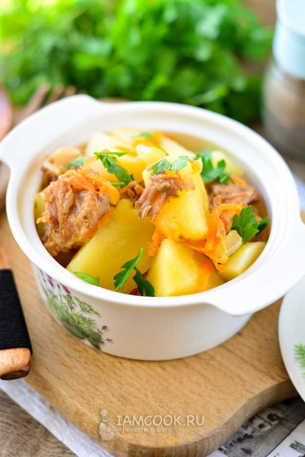 Жаркое из тушенки и картошки | Рецепты от МГК