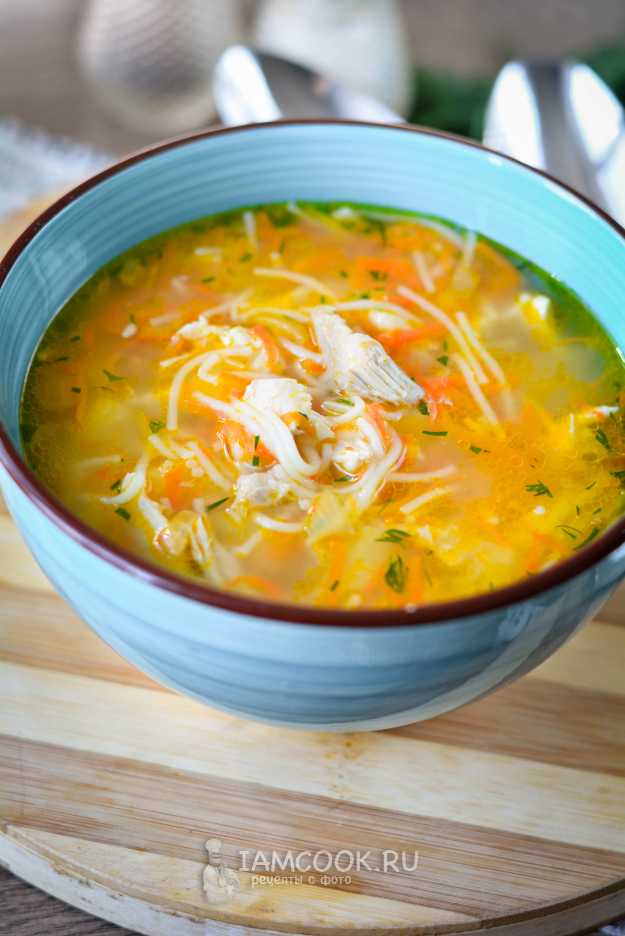 Куриный суп с лапшой и картошкой: рецепт с фото