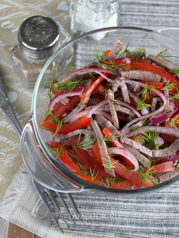 Вкусный салат «Чингизхан»
