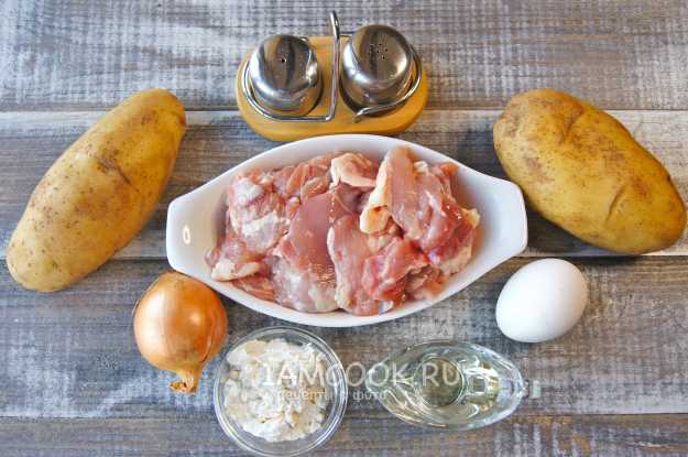 Бабка картофельная с мясом