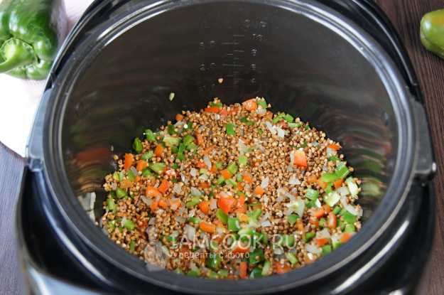 Гречка с овощами - пошаговый рецепт с фото на Готовим дома